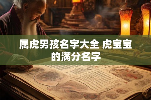 属虎男孩名字大全 虎宝宝的满分名字