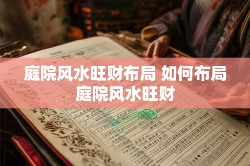 庭院风水旺财布局 如何布局庭院风水旺财