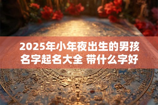 2025年小年夜出生的男孩名字起名大全 带什么字好