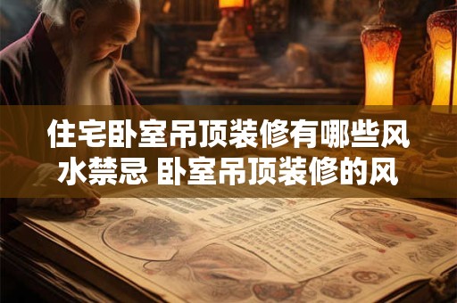 住宅卧室吊顶装修有哪些风水禁忌 卧室吊顶装修的风水禁忌