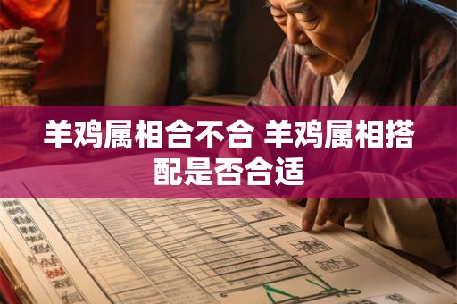 羊鸡属相合不合 羊鸡属相搭配是否合适