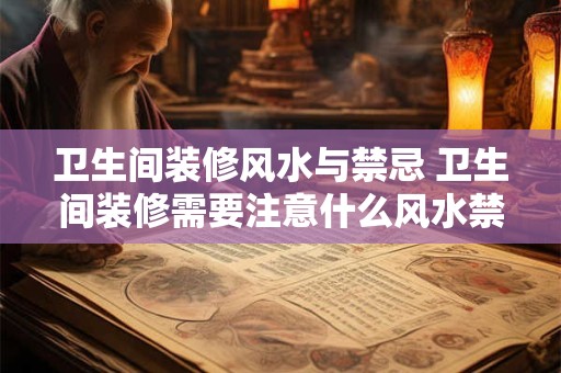 卫生间装修风水与禁忌 卫生间装修需要注意什么风水禁忌