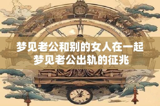梦见老公和别的女人在一起 梦见老公出轨的征兆