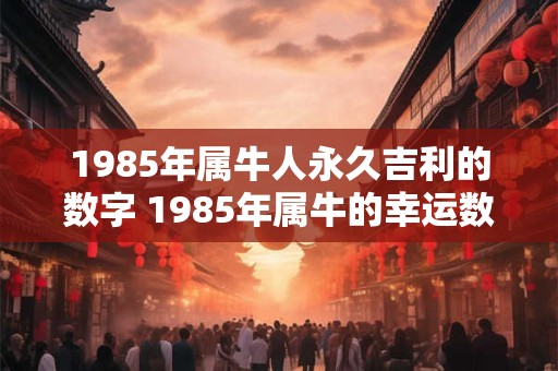 1985年属牛人永久吉利的数字 1985年属牛的幸运数字是什么