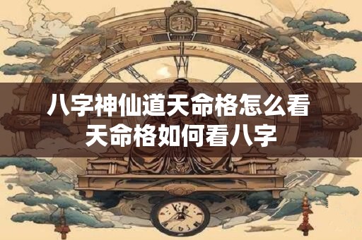 八字神仙道天命格怎么看 天命格如何看八字