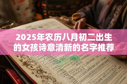 2025年农历八月初二出生的女孩诗意清新的名字推荐 2025年农历八月初二出生的女孩诗意清新的名字推荐
