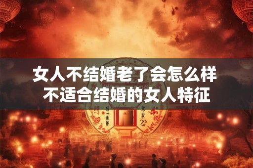 女人不结婚老了会怎么样 不适合结婚的女人特征