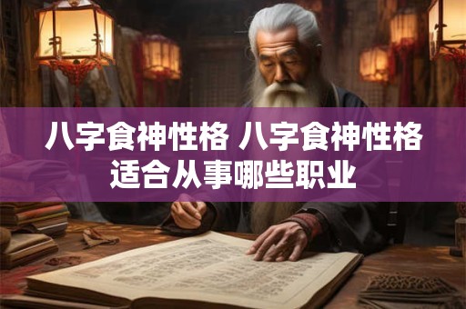 八字食神性格 八字食神性格适合从事哪些职业