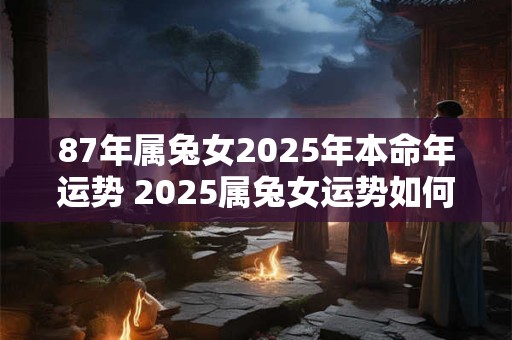 87年属兔女2025年本命年运势 2025属兔女运势如何
