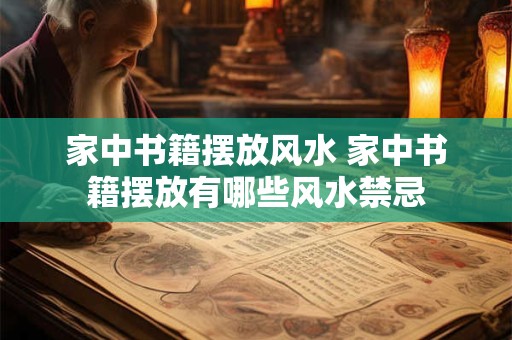 家中书籍摆放风水 家中书籍摆放有哪些风水禁忌