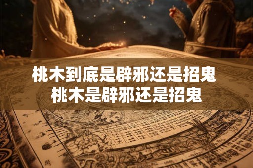 桃木到底是辟邪还是招鬼 桃木是辟邪还是招鬼