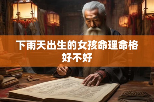 下雨天出生的女孩命理命格好不好