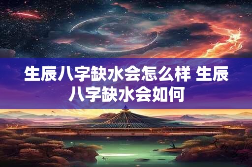 生辰八字缺水会怎么样 生辰八字缺水会如何