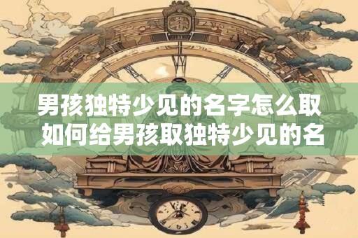 男孩独特少见的名字怎么取 如何给男孩取独特少见的名字