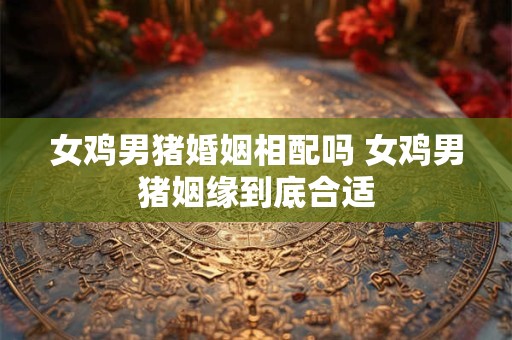 女鸡男猪婚姻相配吗 女鸡男猪姻缘到底合适