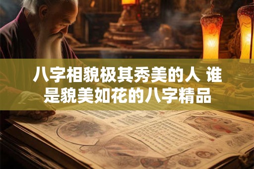 八字相貌极其秀美的人 谁是貌美如花的八字精品