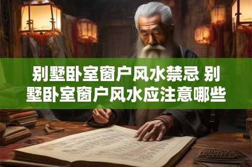 别墅卧室窗户风水禁忌 别墅卧室窗户风水应注意哪些禁忌