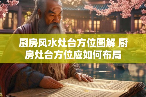 厨房风水灶台方位图解 厨房灶台方位应如何布局