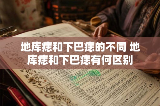 地库痣和下巴痣的不同 地库痣和下巴痣有何区别