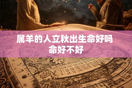 属羊的人立秋出生命好吗 命好不好