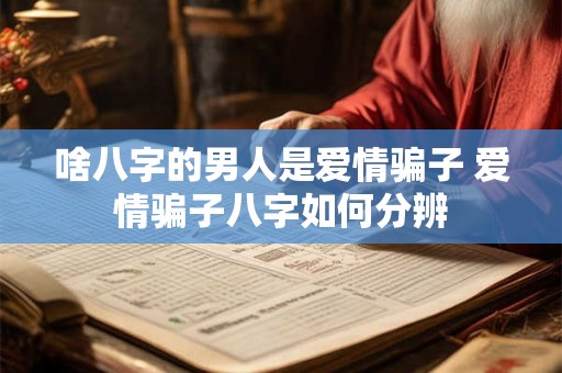 啥八字的男人是爱情骗子 爱情骗子八字如何分辨