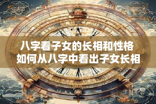 八字看子女的长相和性格 如何从八字中看出子女长相和性格