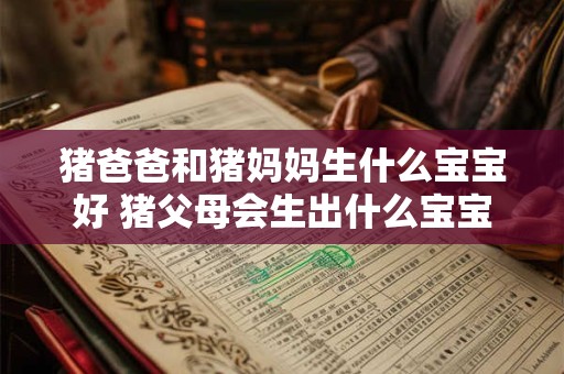 猪爸爸和猪妈妈生什么宝宝好 猪父母会生出什么宝宝好