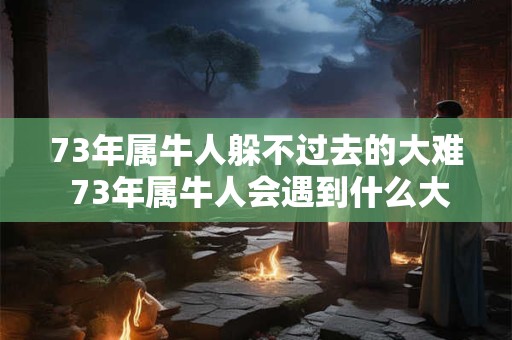 73年属牛人躲不过去的大难 73年属牛人会遇到什么大难