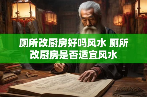 厕所改厨房好吗风水 厕所改厨房是否适宜风水
