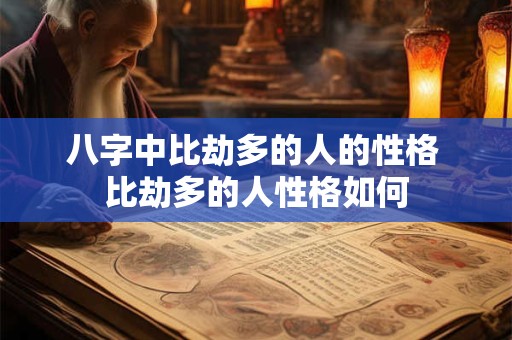 八字中比劫多的人的性格 比劫多的人性格如何