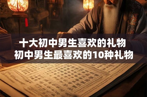 十大初中男生喜欢的礼物 初中男生最喜欢的10种礼物是什么