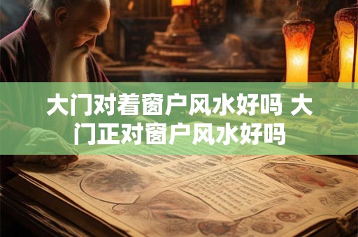大门对着窗户风水好吗 大门正对窗户风水好吗