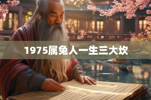 1975属兔人一生三大坎