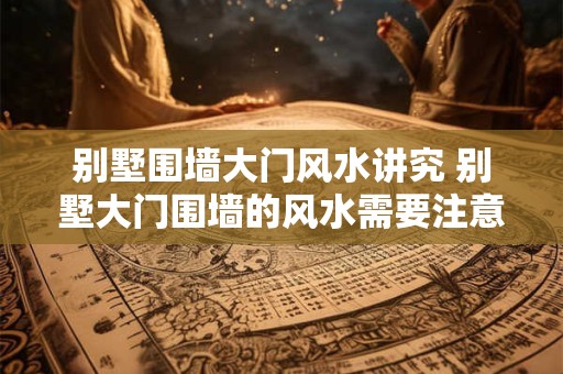 别墅围墙大门风水讲究 别墅大门围墙的风水需要注意什么