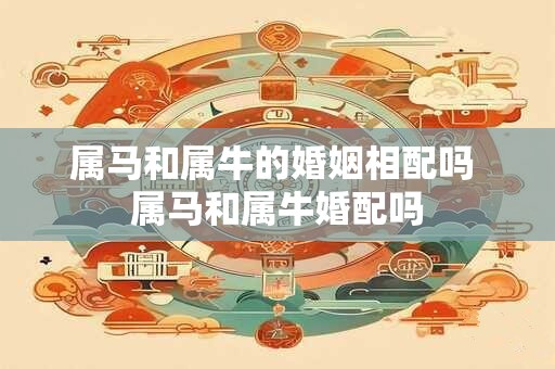 属马和属牛的婚姻相配吗 属马和属牛婚配吗