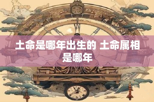 土命是哪年出生的 土命属相是哪年