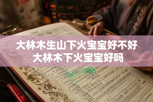 大林木生山下火宝宝好不好 大林木下火宝宝好吗