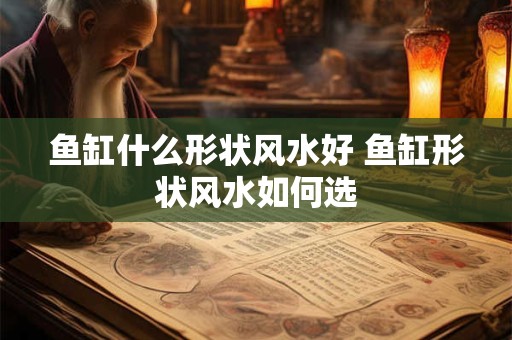 鱼缸什么形状风水好 鱼缸形状风水如何选