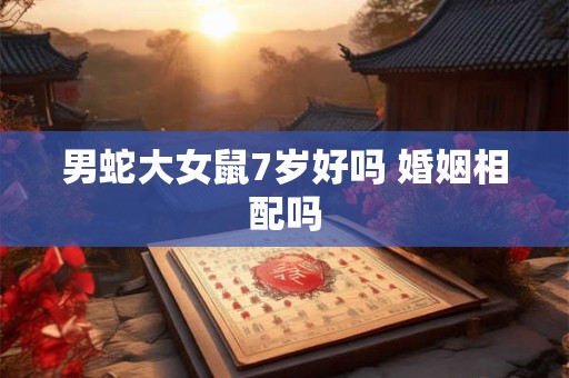 男蛇大女鼠7岁好吗 婚姻相配吗