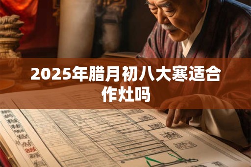 2025年腊月初八大寒适合作灶吗