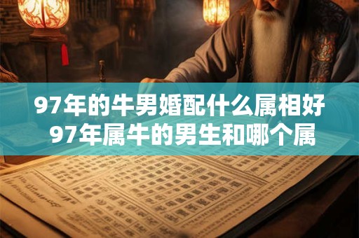 97年的牛男婚配什么属相好 97年属牛的男生和哪个属相最配