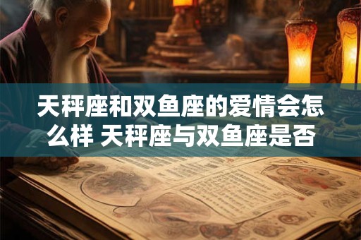 天秤座和双鱼座的爱情会怎么样 天秤座与双鱼座是否完美匹配