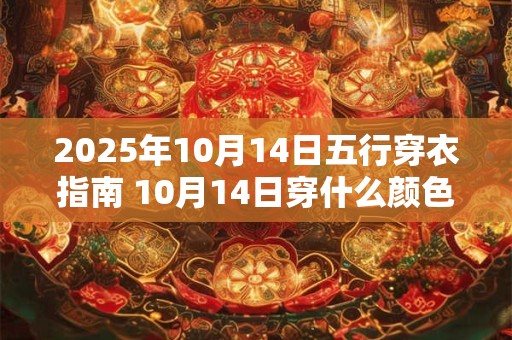 2025年10月14日五行穿衣指南 10月14日穿什么颜色衣服