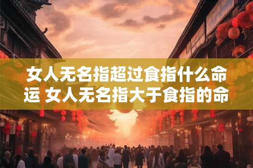 女人无名指超过食指什么命运 女人无名指大于食指的命运是什么