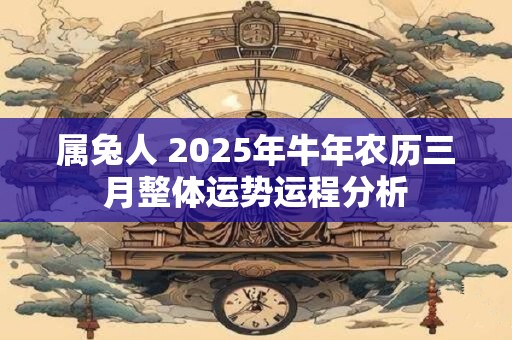 属兔人 2025年牛年农历三月整体运势运程分析