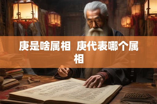 庚是啥属相  庚代表哪个属相