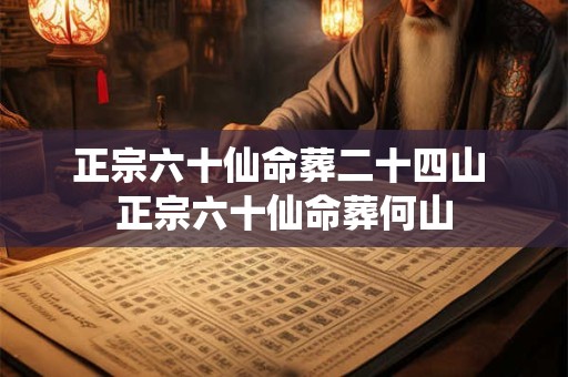 正宗六十仙命葬二十四山 正宗六十仙命葬何山