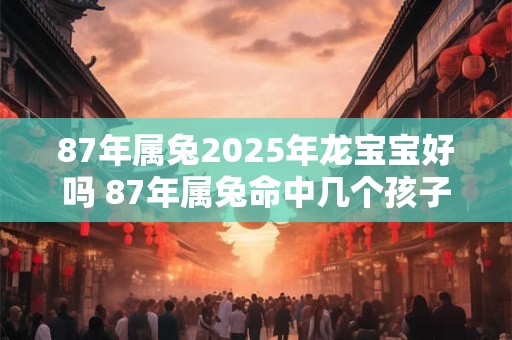 87年属兔2025年龙宝宝好吗 87年属兔命中几个孩子