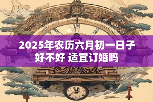 2025年农历六月初一日子好不好 适宜订婚吗