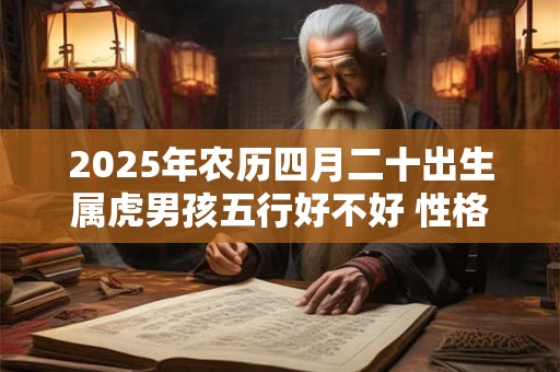 2025年农历四月二十出生属虎男孩五行好不好 性格怎么样